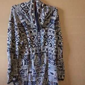 Cotton funnel neck sweater